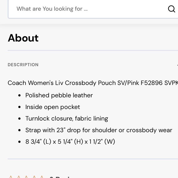 🌸 NWOT COACH F52896 Liv Turn lock Crossbody Bag Handbag Purse Pink - Picture 6 of 6